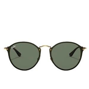 Ray-Ban Blaze Black Round Sunglasses RB3574N